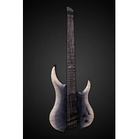 Legator G6FT Ghost Super Shred 6 String Multi-Scale Tremolo - Flame Maple Black