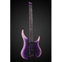 Legator G7FT Ghost Super Shred 7 String Multi-Scale Tremolo - Flame Maple Purple