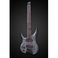 Legator G8FSS Ghost Super Shred 8 String Multi-Scale Left-Handed - Flame Maple Black