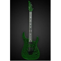 Legator N6FR Ninja 6 String Floyd Rose - Green Crackle