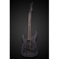 Legator N7FSS Ninja Super Shred 7 String Multi-Scale Left-Handed - Quilted Maple Black