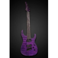 Legator N7FSS Ninja Super Shred 7 String Multi-Scale - Quilted Maple Purple