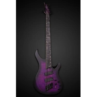 Legator NB5F Ninja 5 String Multi-Scale Bass - Satin Purple to Black