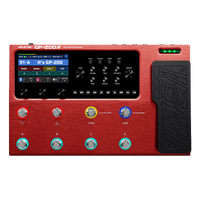 Valeton GP-200R Guitar Multi-FX Processor Pedal Red